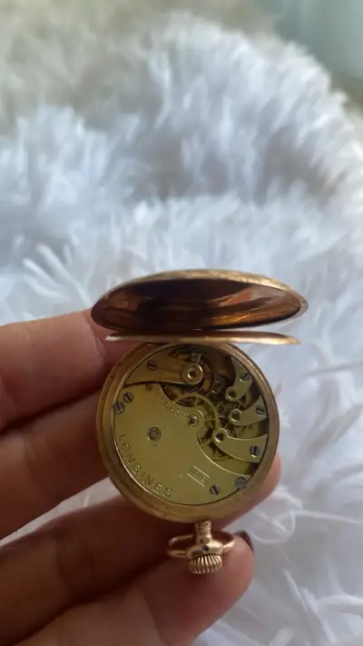 Reloj de bolsillo Longines antiguo - miniatura 2