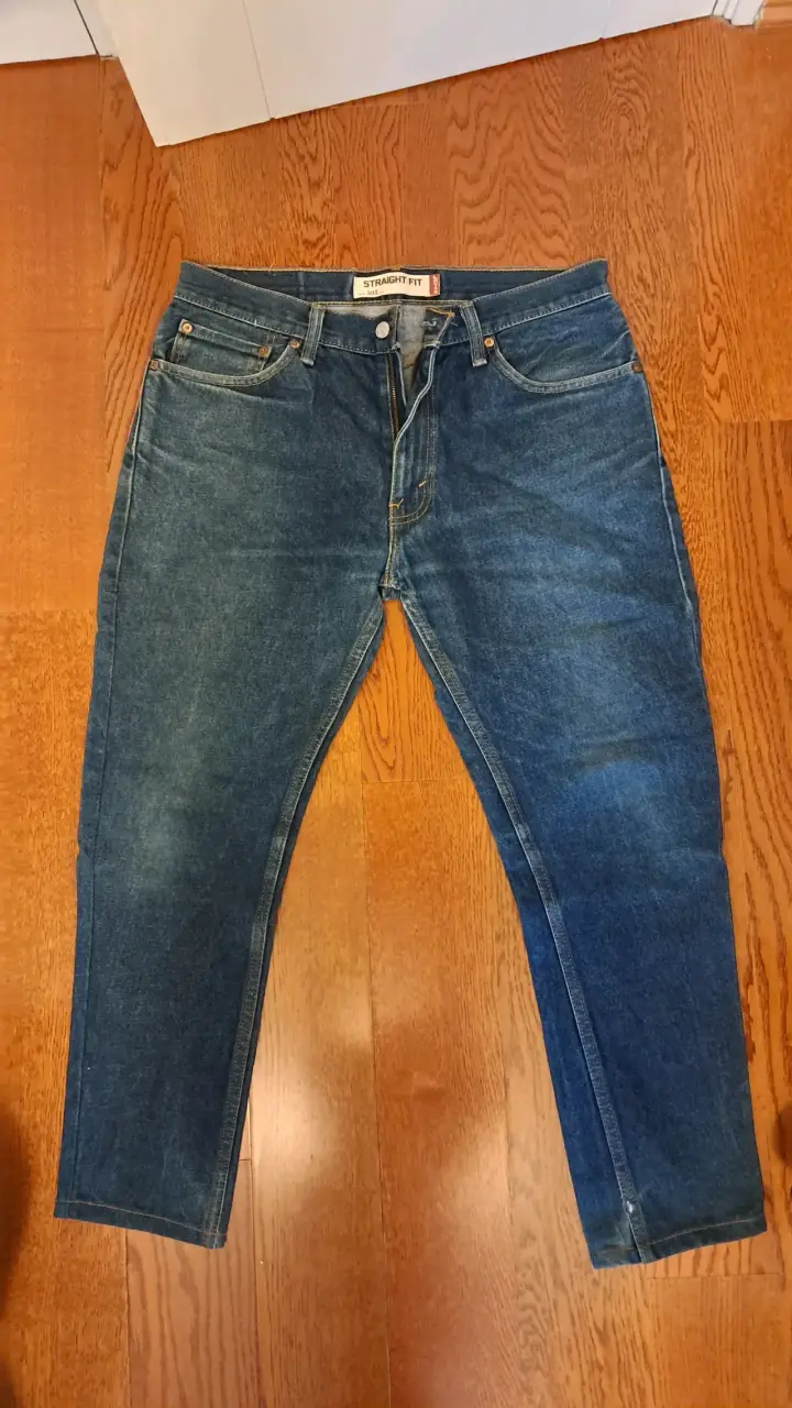 Jeans Levi's 505 azul APITILLADO - 4