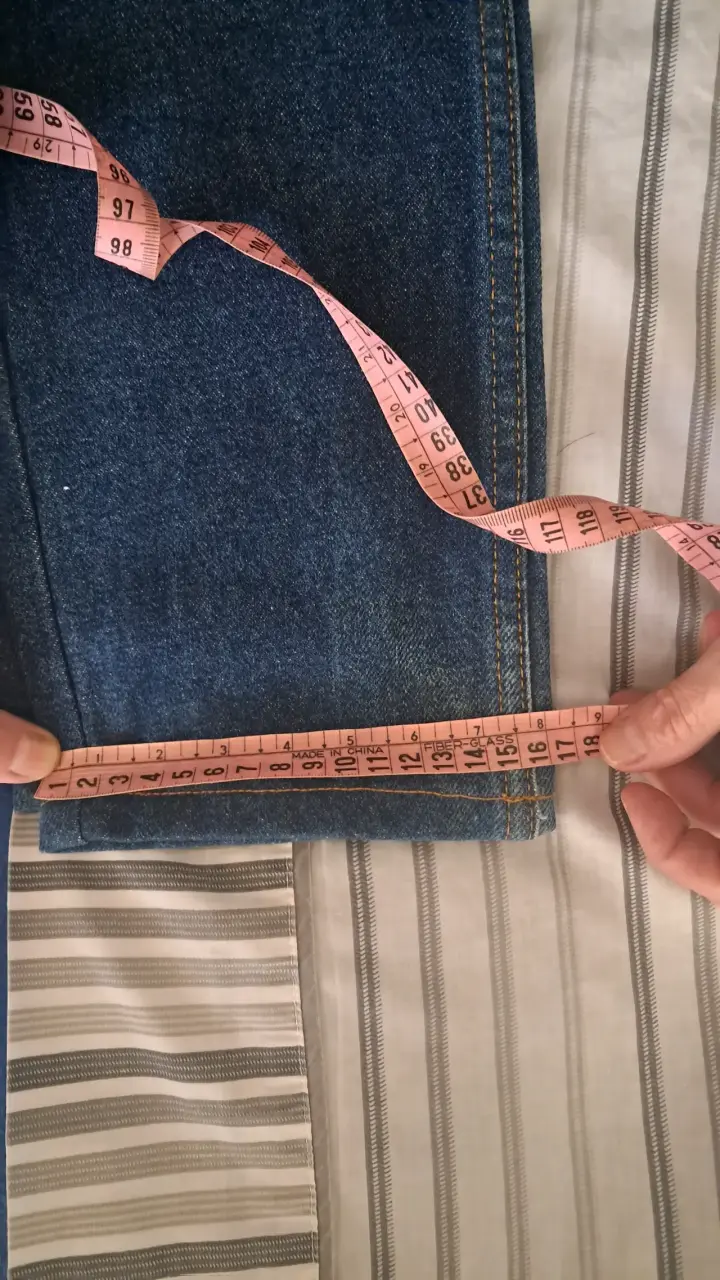 Jeans Levi's 505 azul APITILLADO - 5