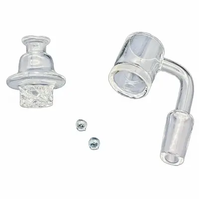 Banger CARBCAP EXTRACCIONES 14MM con tapa y perlas - miniatura 1