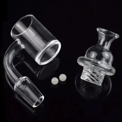 Banger CARBCAP EXTRACCIONES 14MM con tapa y perlas - miniatura 3
