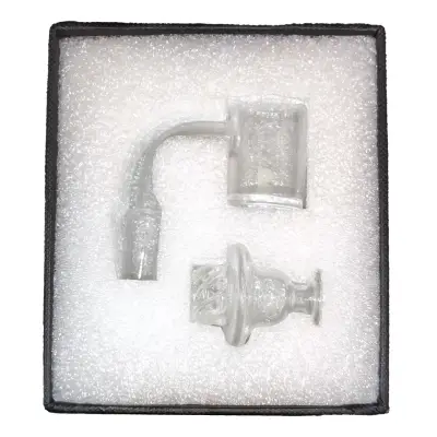 Banger CARBCAP EXTRACCIONES 14MM con tapa y perlas - miniatura 4