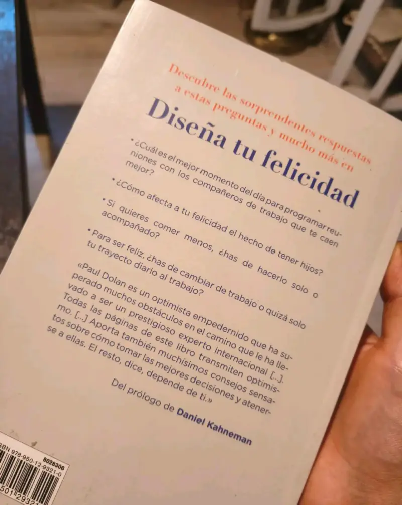 Libro 'Diseña tu felicidad' de Paul Dolan - 4