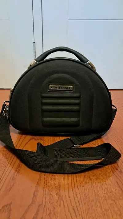 Bolso negro Ital France con correa ajustable - miniatura 1