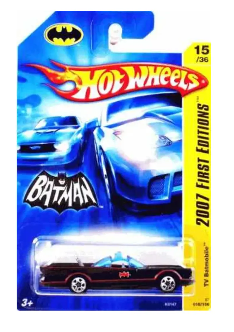 Hot Wheels Batimóvil cartón 2007 Edición Especial