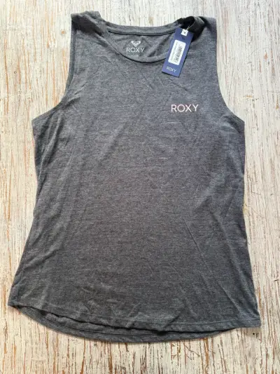 Polera sin mangas Roxy gris - miniatura 1