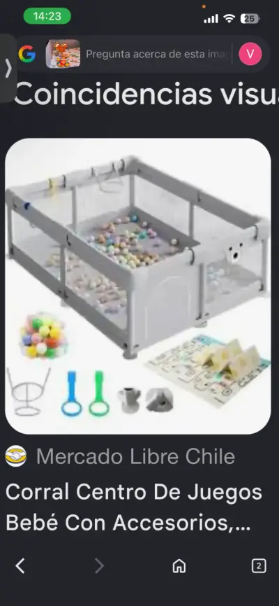 Corral de juegos para bebé con pelotas - miniatura 2