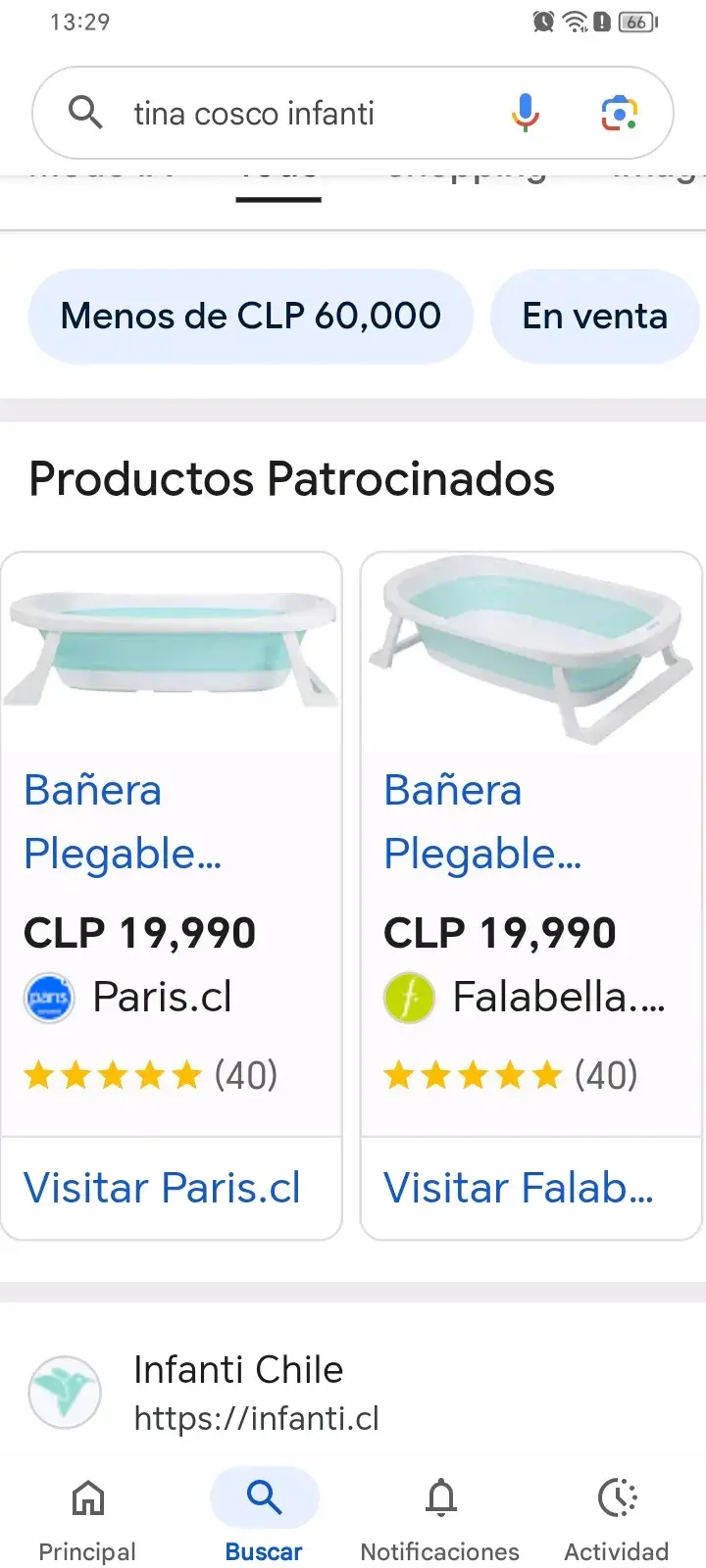 Bañera plegable para bebé Infanti + coche y regalo - 1
