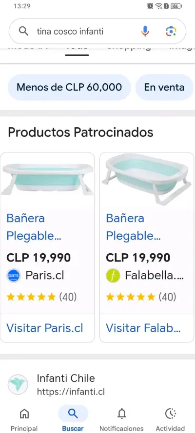 Bañera plegable para bebé Infanti + coche y regalo - miniatura 1