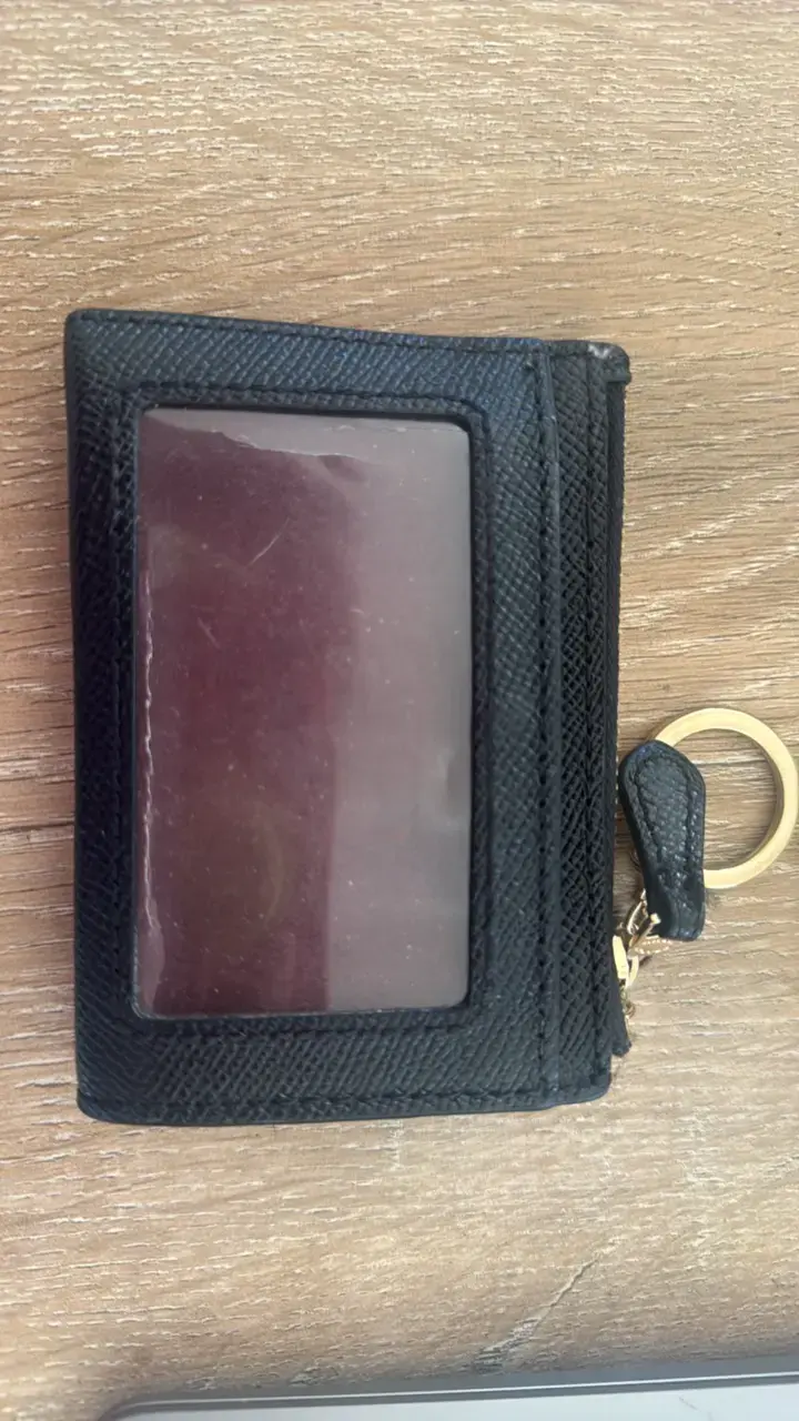 Monedero Coach negro con llavero - 2