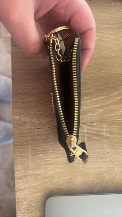 Monedero Coach negro con llavero - miniatura 3