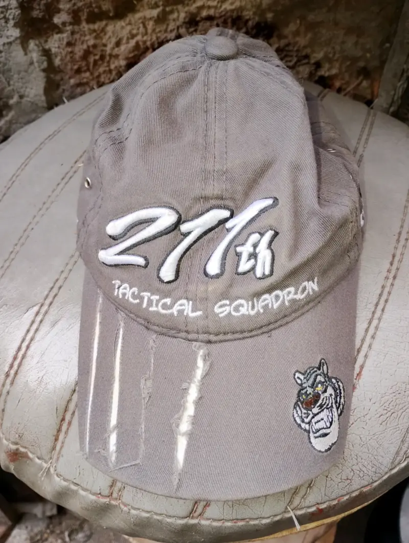 Gorra táctica 211th Squadron desgastada