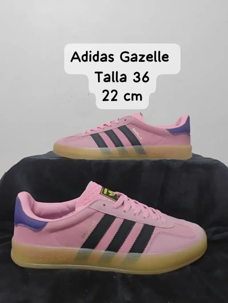 Zapatillas Adidas Gazelle rosas talla 36