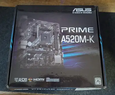 Placa Madre ASUS Prime A520M-K - miniatura 1