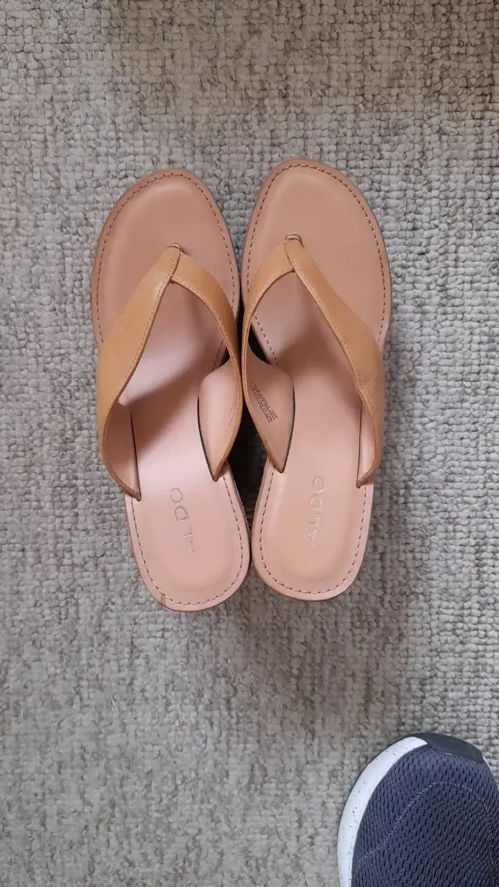 Sandalias plataforma corcho Aldo color beige - 4