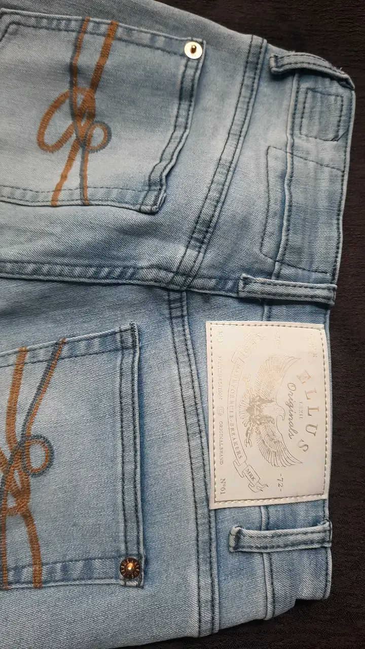 Jeans azul claro para mujer - 2