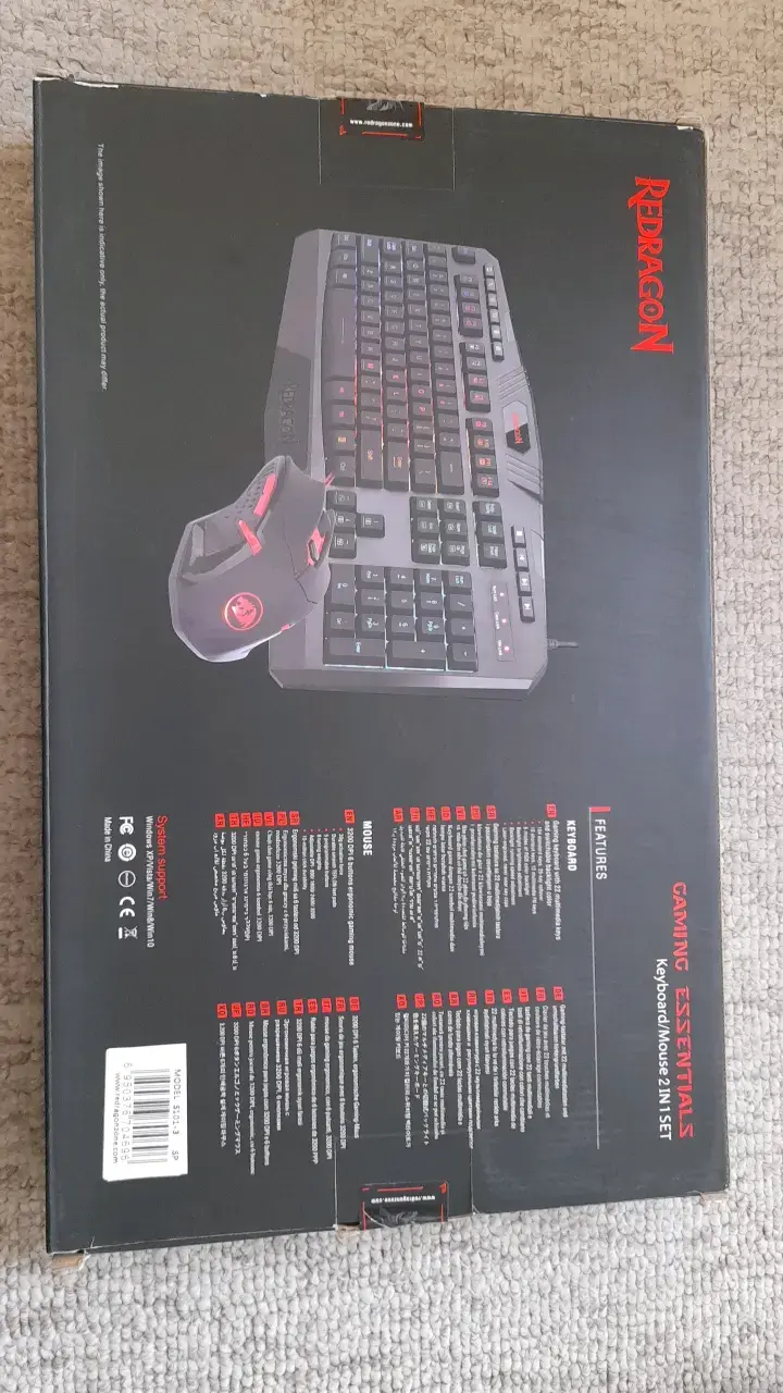 Set de teclado y mouse gamer Redragon - 2