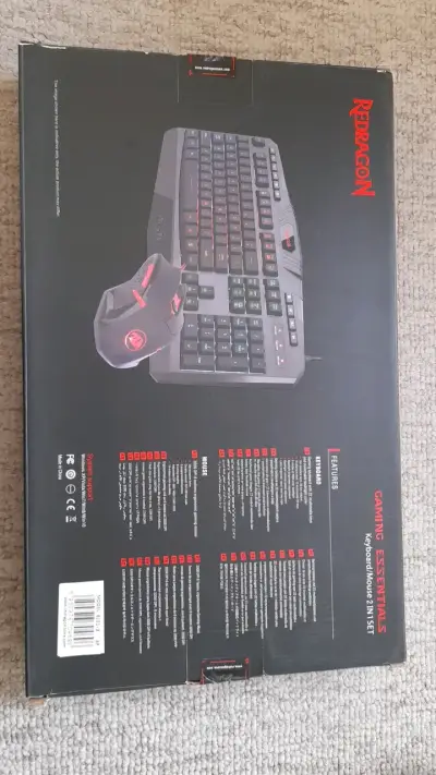 Set de teclado y mouse gamer Redragon - miniatura 2