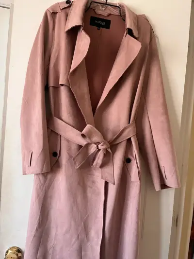 Abrigo trench rosa marca Marquis - miniatura 1