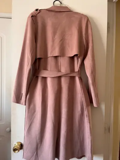 Abrigo trench rosa marca Marquis - miniatura 2