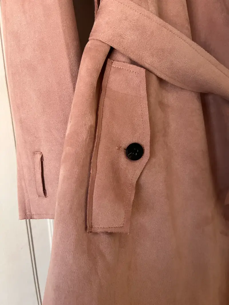 Abrigo trench rosa marca Marquis - 5