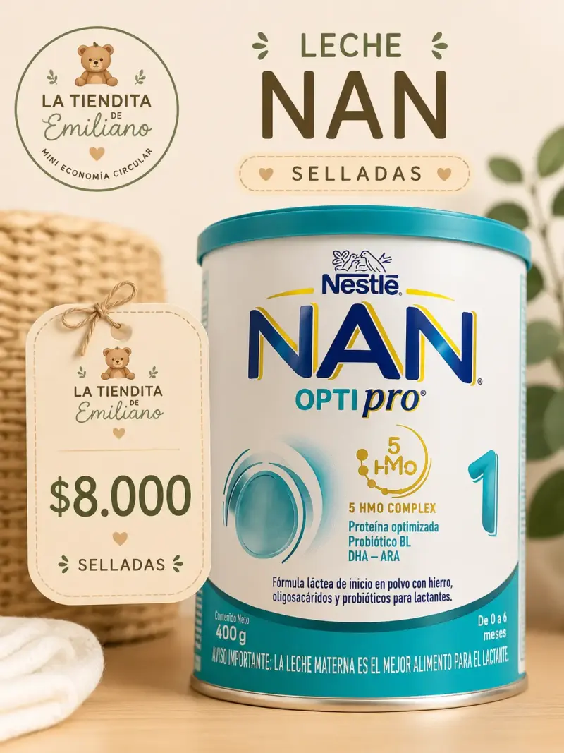 Leche en polvo Nestlé NAN Optipro 400g