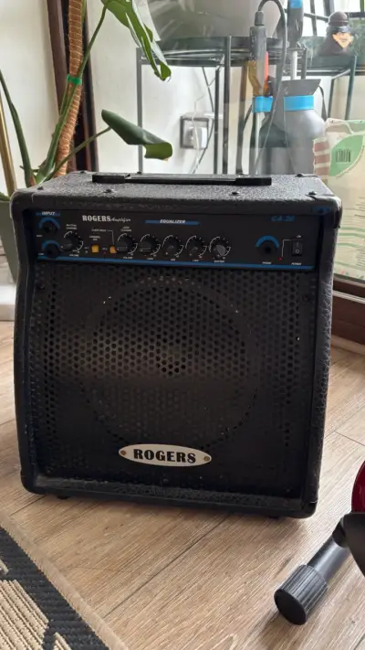Violín eléctrico Ellinger con amplificador y arco - miniatura 5