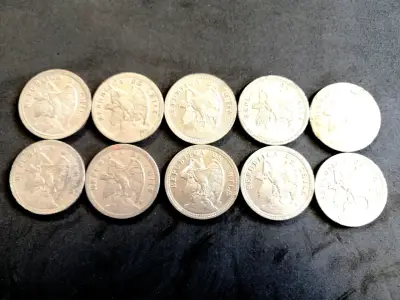 Monedas antiguas de Chile colección - miniatura 1