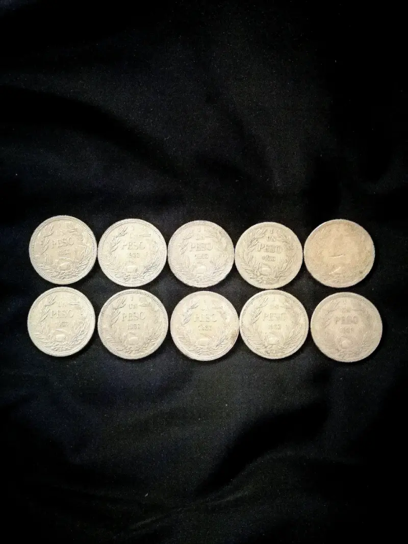 Monedas antiguas de Chile colección - 4