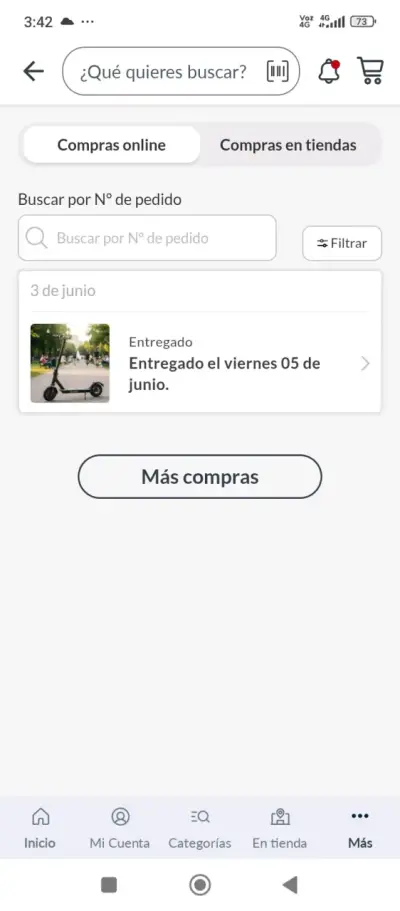 Scooter eléctrico con pantalla digital - miniatura 6