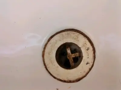 Lavamanos de cerámica con pedestal marca fanaloza - miniatura 6