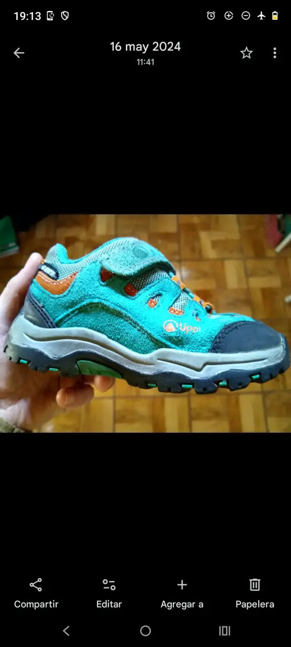 Zapatillas deportivas infantiles Lippi verde - 1