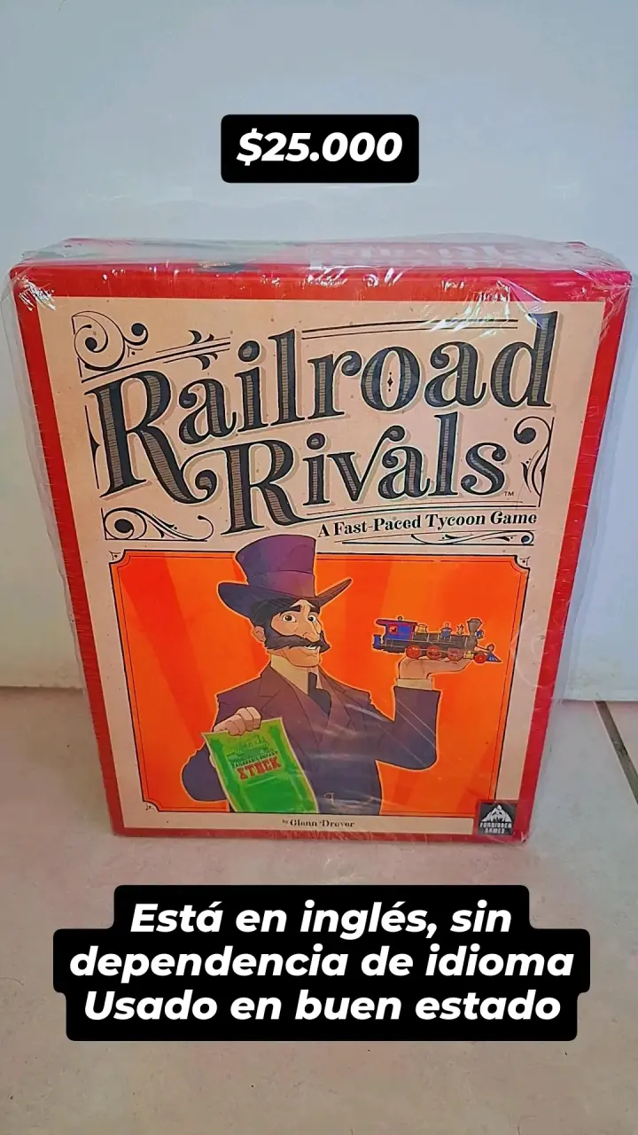 Juego de mesa Railroad Rivals en inglés