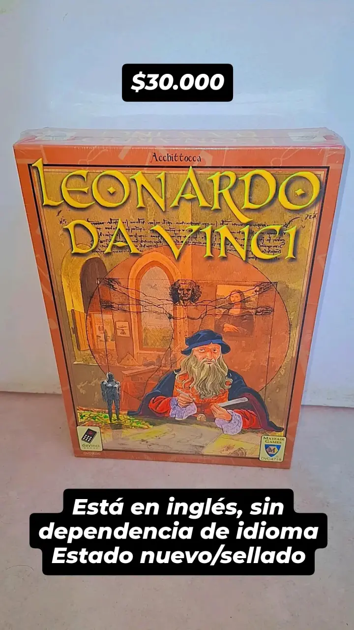 Juego de mesa Leonardo Da Vinci nuevo