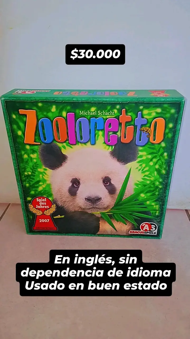 Juego de mesa Zooloretto en inglés