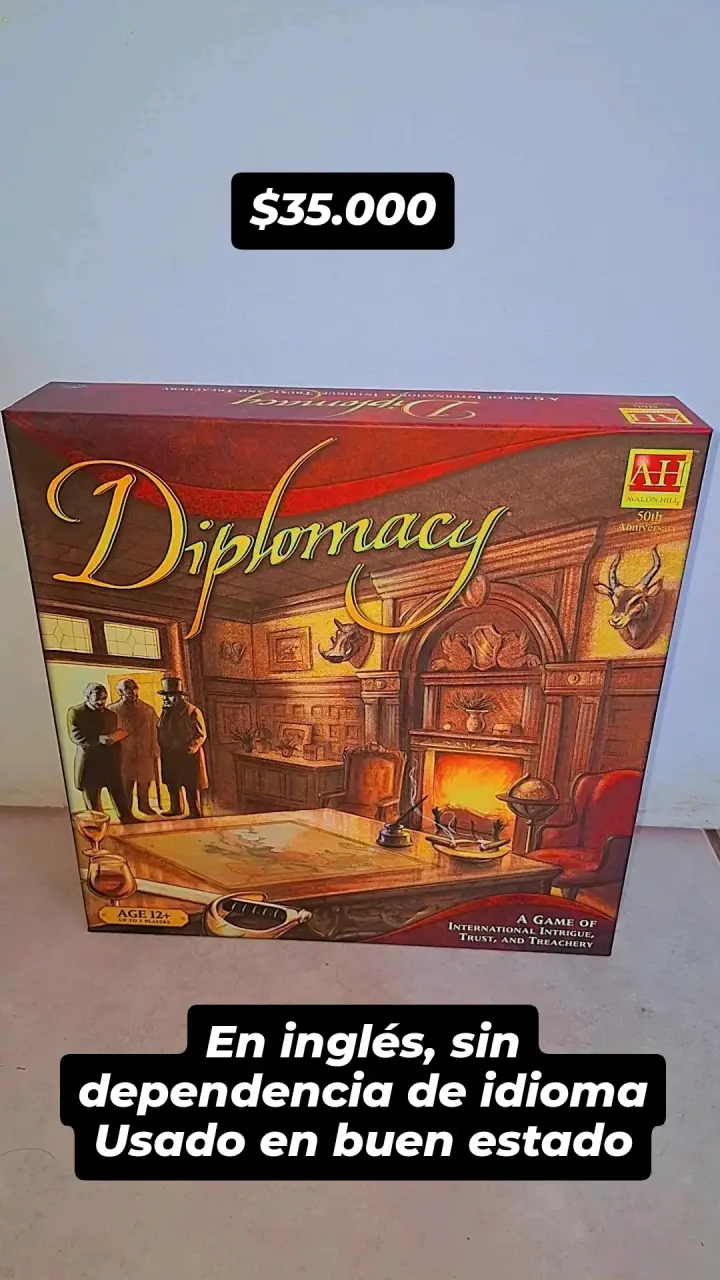Juego de mesa Diplomacy en inglés