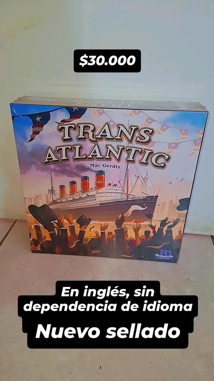 Juego de mesa Transatlantic nuevo sellado