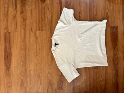 Polera blanca boxy fit hym - miniatura 2
