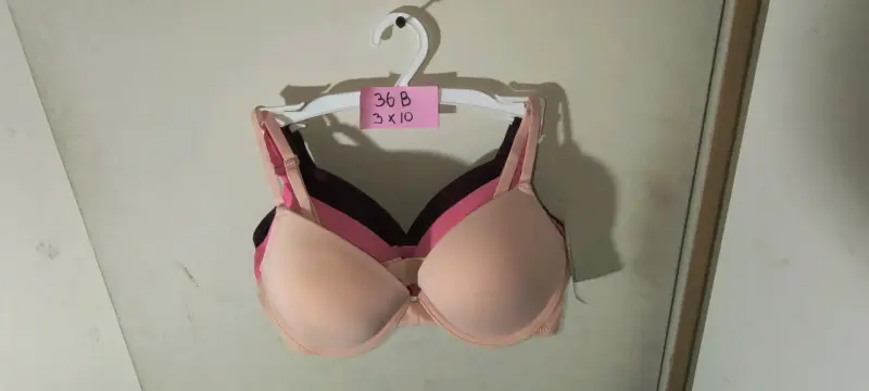 Pack de sostenes 38B colores variados - 3