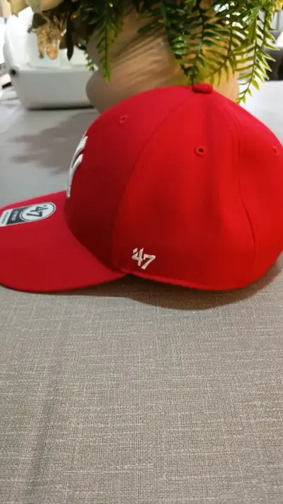 Gorra roja NY ajustable 47 MVP - miniatura 4