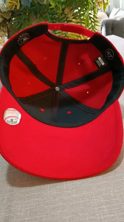 Gorra roja NY ajustable 47 MVP - miniatura 5
