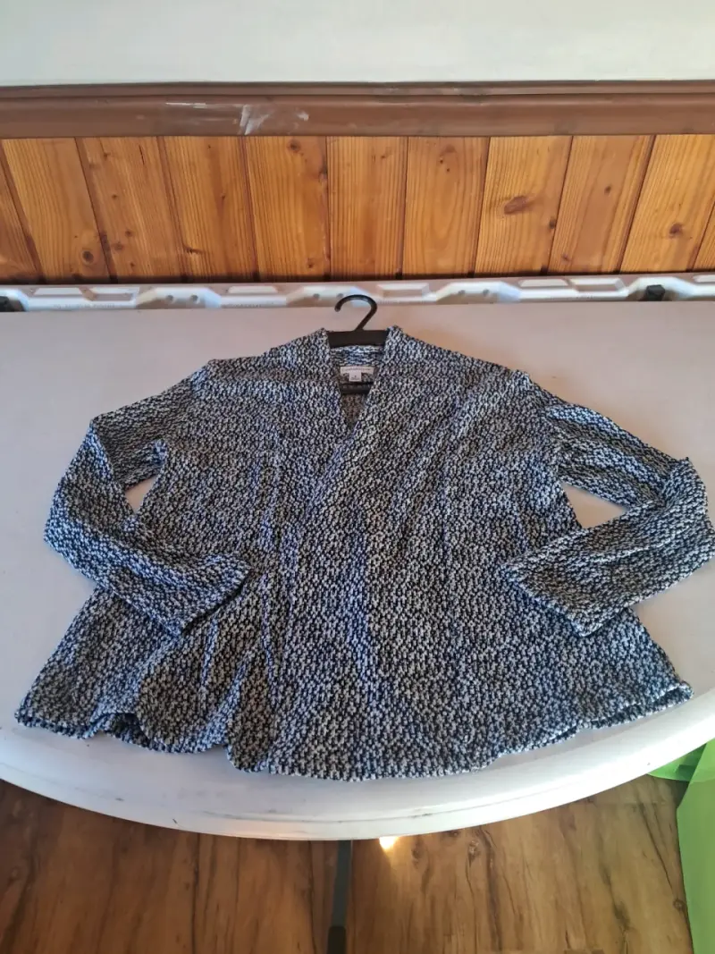 Cardigan azul mujer