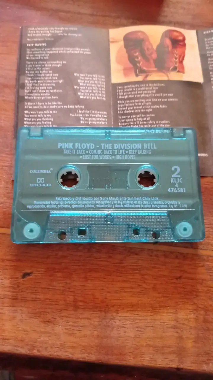 Cassette Pink Floyd The Division Bell - 2
