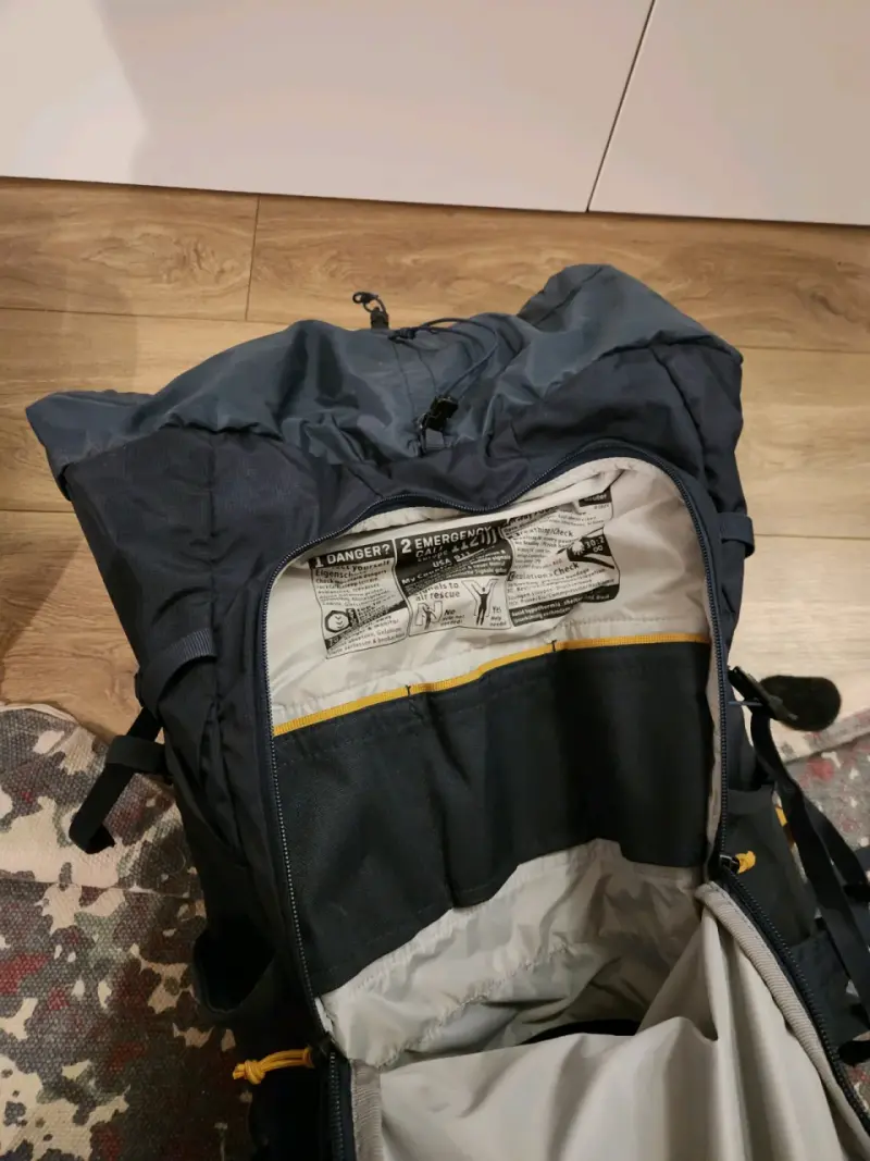 Mochila Deuter Rise 34+ SL azul y beige - 5