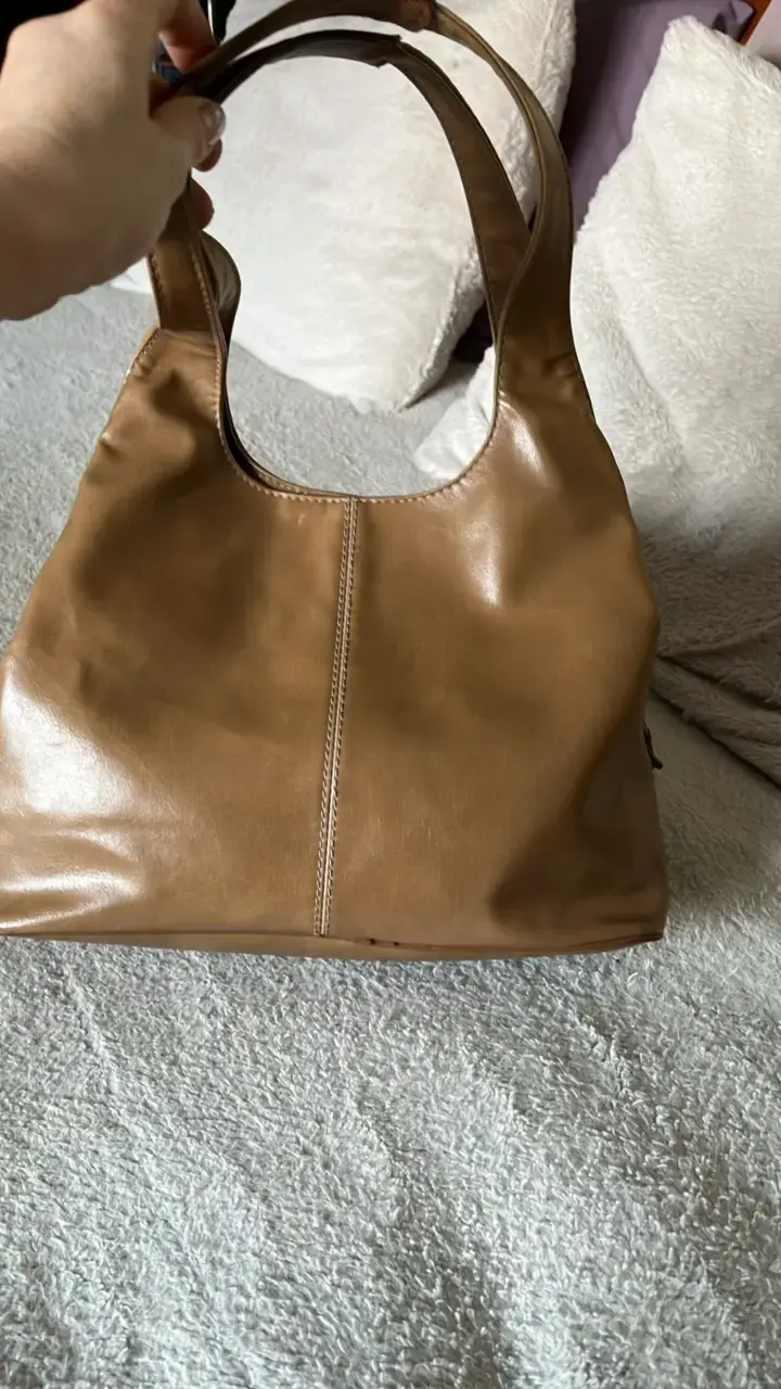 Bolso de cuero marrón elegante - 2