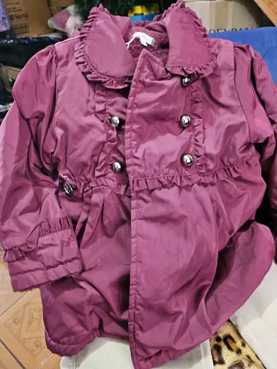 Chaqueta de peluche estampado leopardo para niña - miniatura 3
