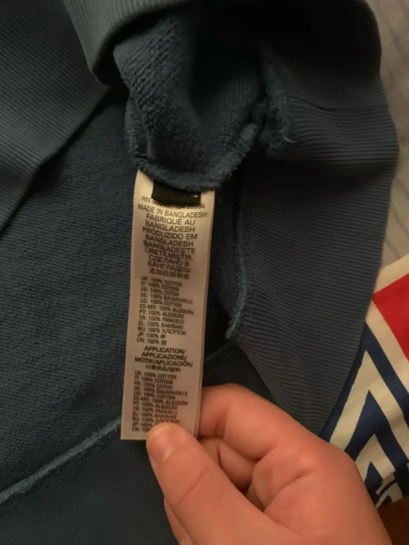 Polerón Diesel azul denim division talla M - 4