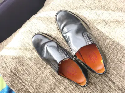 Zapatos formales de cuero negro para hombre - miniatura 2