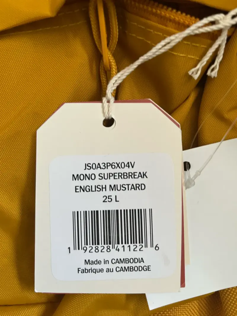 Mochila Jansport amarilla nueva - 3