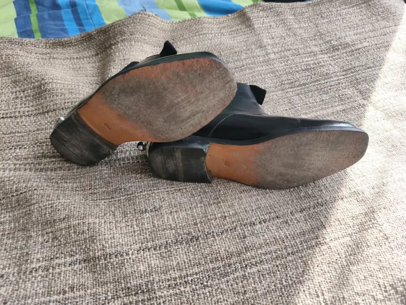 Botines de cuero negro elegantes para hombre - 3
